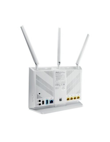 ASUS RT-AC68U router wireless Gigabit Ethernet Dual-band (2.4 GHz 5 GHz) 4G Bianco