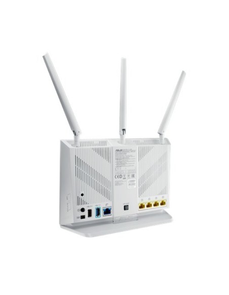 ASUS RT-AC68U router wireless Gigabit Ethernet Dual-band (2.4 GHz 5 GHz) 4G Bianco