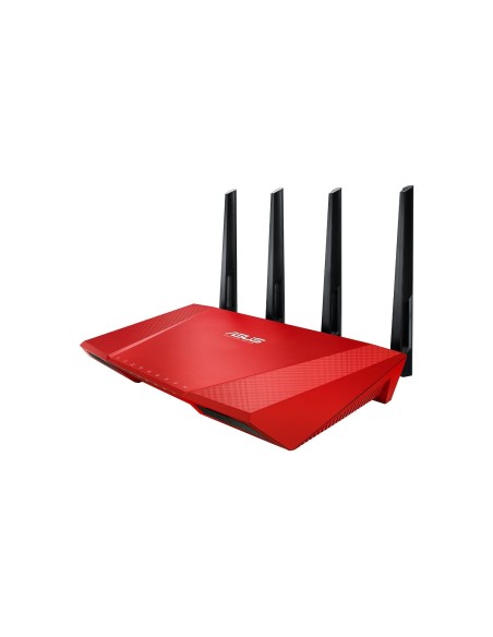 ASUS RT-AC87U router wireless Gigabit Ethernet Dual-band (2.4 GHz 5 GHz) 4G Rosso