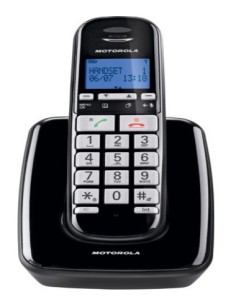 Motorola S3001 Telefono DECT Identificatore di chiamata Nero, Argento