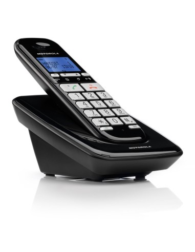 Motorola S3001 Telefono DECT Identificatore di chiamata Nero, Argento