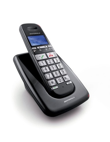 Motorola S3001 Telefono DECT Identificatore di chiamata Nero, Argento