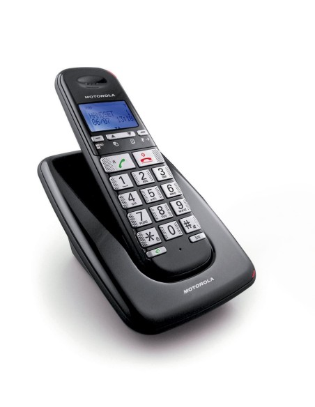 Motorola S3001 Telefono DECT Identificatore di chiamata Nero, Argento