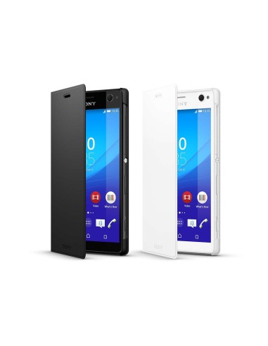 Sony SCR38 custodia per cellulare 14 cm (5.5") Custodia a libro Nero