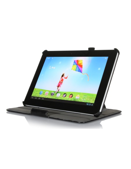 Hannspree 80-00000000G134 custodia per tablet 25,6 cm (10.1") Custodia a libro Nero