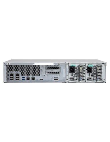 QNAP SS-EC1279U-SAS-RP server NAS e di archiviazione Server di archiviazione Armadio (2U) Collegamento ethernet LAN Nero
