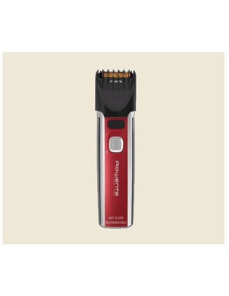 Rowenta TN3310 regolabarba Rosso, Argento