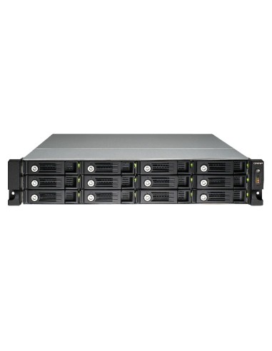 QNAP TS-1253U server NAS e di archiviazione Armadio (2U) Collegamento ethernet LAN Nero, Grigio