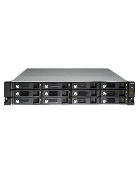 QNAP TS-1253U server NAS e di archiviazione Armadio (2U) Collegamento ethernet LAN Nero, Grigio