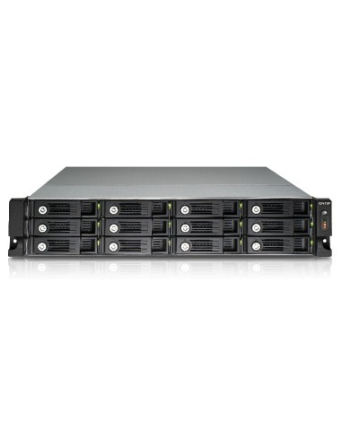 QNAP TS-1253U server NAS e di archiviazione Armadio (2U) Collegamento ethernet LAN Nero, Grigio