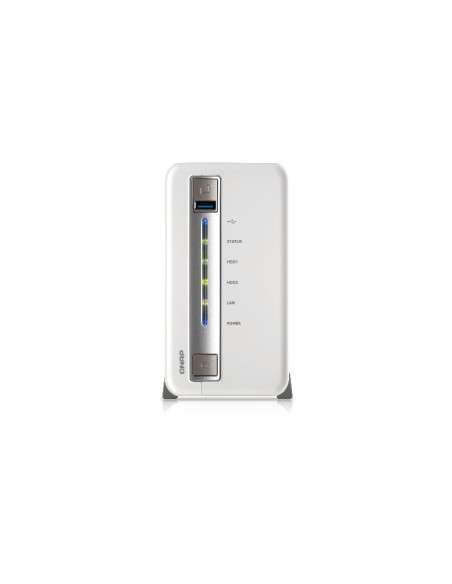 QNAP TS-251C server NAS e di archiviazione Tower Collegamento ethernet LAN Bianco