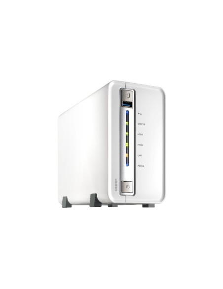QNAP TS-251C server NAS e di archiviazione Tower Collegamento ethernet LAN Bianco