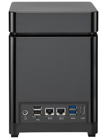 QNAP TS-453mini NAS Collegamento ethernet LAN Nero