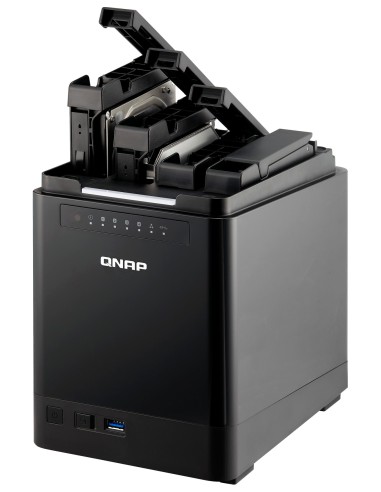 QNAP TS-453mini NAS Collegamento ethernet LAN Nero
