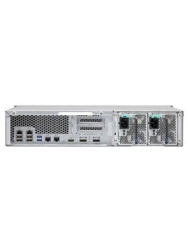 QNAP TS-EC1279U-SAS-RP server NAS e di archiviazione Server di archiviazione Armadio (2U) Collegamento ethernet LAN Nero,