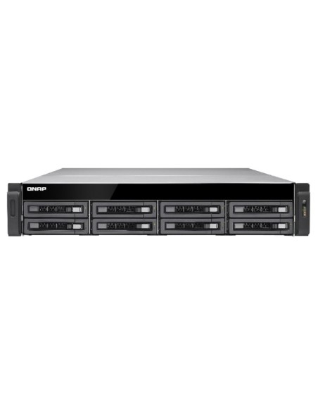 QNAP TS-EC880U-RP server NAS e di archiviazione Armadio (2U) Collegamento ethernet LAN Nero, Grigio