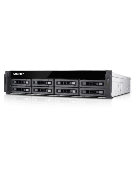 QNAP TS-EC880U-RP server NAS e di archiviazione Armadio (2U) Collegamento ethernet LAN Nero, Grigio