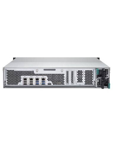 QNAP TS-EC880U-RP server NAS e di archiviazione Armadio (2U) Collegamento ethernet LAN Nero, Grigio