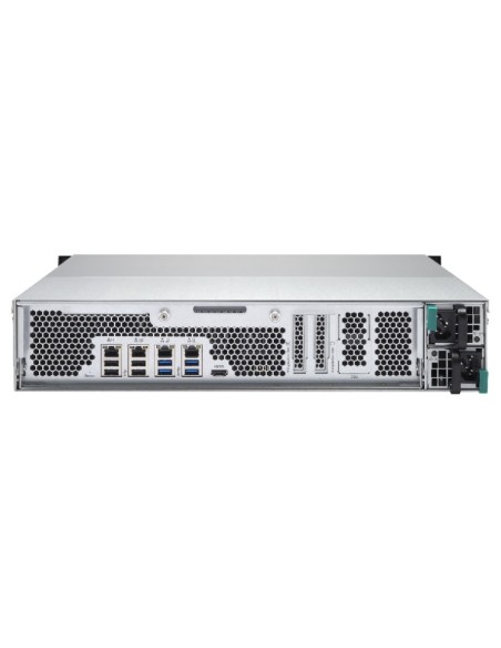 QNAP TS-EC880U-RP server NAS e di archiviazione Armadio (2U) Collegamento ethernet LAN Nero, Grigio