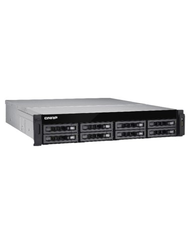 QNAP TS-EC880U-RP server NAS e di archiviazione Armadio (2U) Collegamento ethernet LAN Nero, Grigio