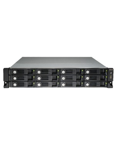 QNAP TVS-1271U-RP NAS Armadio (2U) Collegamento ethernet LAN Nero, Grigio G3250