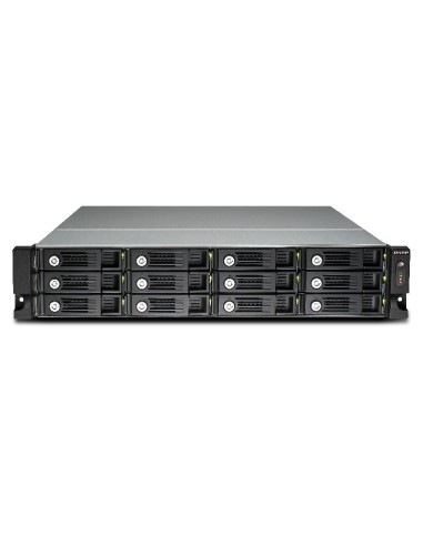 QNAP TVS-1271U-RP NAS Armadio (2U) Collegamento ethernet LAN Nero, Grigio G3250