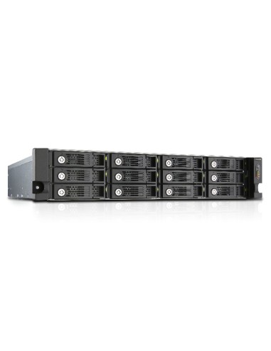 QNAP TVS-1271U-RP NAS Armadio (2U) Collegamento ethernet LAN Nero, Grigio G3250