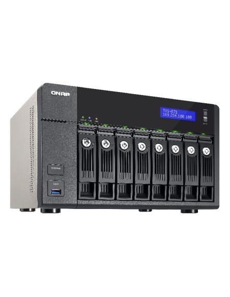QNAP TVS-871-PT-4G server NAS e di archiviazione Tower Collegamento ethernet LAN Nero G3250