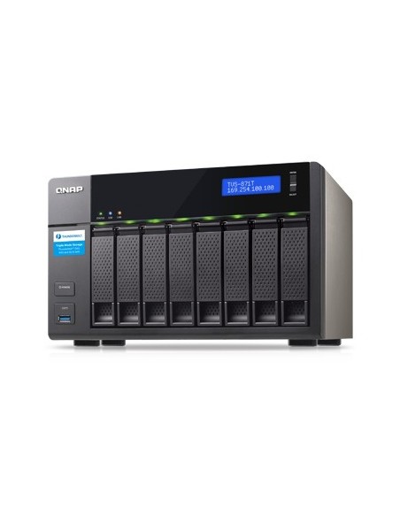 QNAP TVS-871T NAS Tower Collegamento ethernet LAN Grigio i5-4590S