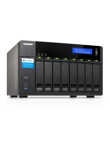 QNAP TVS-871T NAS Tower Collegamento ethernet LAN Grigio i7-4790S