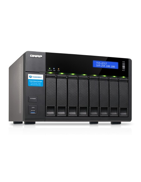 QNAP TVS-871T NAS Tower Collegamento ethernet LAN Grigio i7-4790S