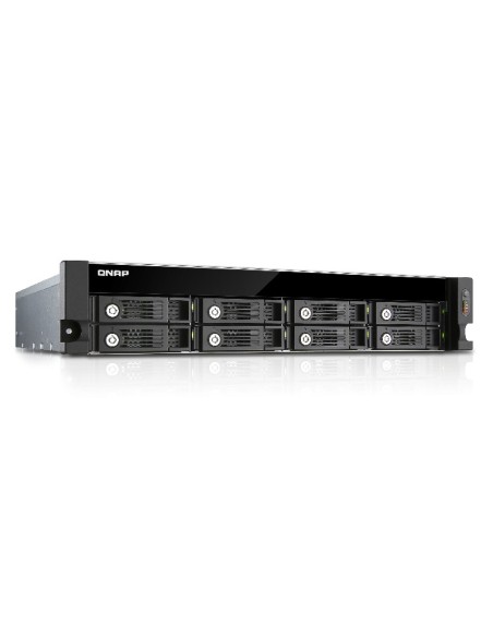 QNAP TVS-871U-RP NAS Armadio (2U) Collegamento ethernet LAN Nero, Grigio G3250