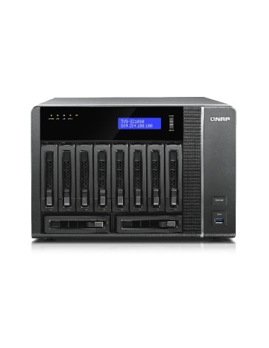 QNAP TVS-EC1080-E3-16G server NAS e di archiviazione Tower Collegamento ethernet LAN Nero E3-1245V3