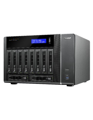 QNAP TVS-EC1080-E3-16G server NAS e di archiviazione Tower Collegamento ethernet LAN Nero E3-1245V3