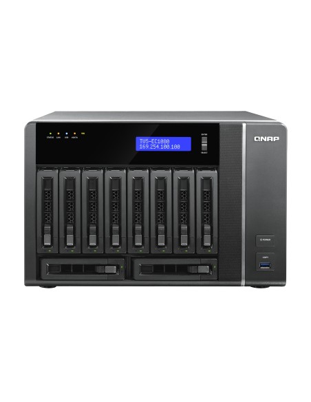 QNAP TVS-EC1080+ NAS Tower Collegamento ethernet LAN Nero E3-1245V3