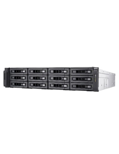 QNAP TVS-EC1280U-SAS-RP NAS Armadio (2U) Collegamento ethernet LAN Nero E3-1246V3