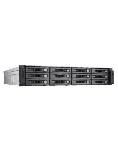 QNAP TVS-EC1280U-SAS-RP NAS Armadio (2U) Collegamento ethernet LAN Nero E3-1246V3