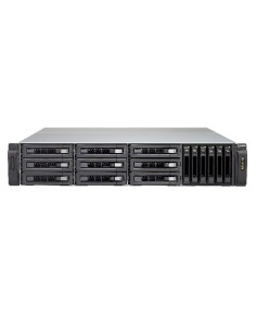 QNAP TVS-EC1580MU-SAS-RP-8GE NAS Armadio (3U) Collegamento ethernet LAN Nero E3-1246V3