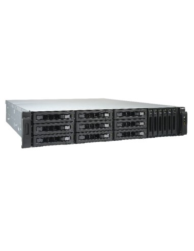 QNAP TVS-EC1580MU-SAS-RP-8GE NAS Armadio (3U) Collegamento ethernet LAN Nero E3-1246V3