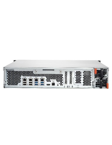QNAP TVS-EC1580MU-SAS-RP-8GE NAS Armadio (3U) Collegamento ethernet LAN Nero E3-1246V3