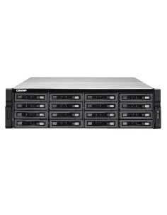 QNAP TVS-EC1680U-SAS-RP R2 NAS Armadio (3U) Collegamento ethernet LAN Nero E3-1246V3