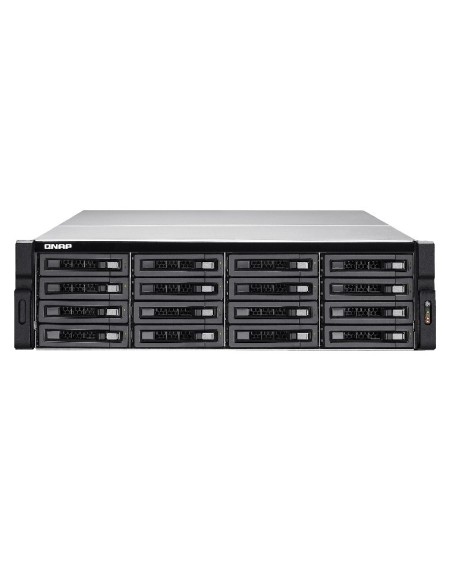 QNAP TVS-EC1680U-SAS-RP R2 NAS Armadio (3U) Collegamento ethernet LAN Nero E3-1246V3