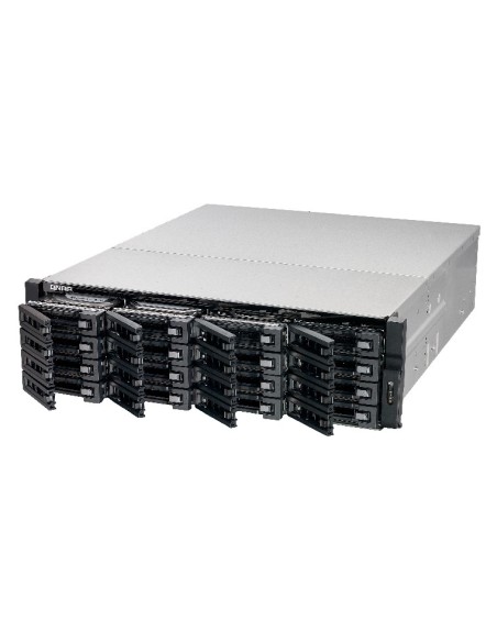 QNAP TVS-EC1680U-SAS-RP R2 NAS Armadio (3U) Collegamento ethernet LAN Nero E3-1246V3