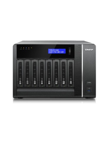 QNAP TVS-EC880-E3-16G server NAS e di archiviazione Tower Collegamento ethernet LAN Nero E3-1245V3