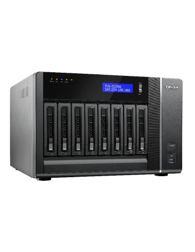 QNAP TVS-EC880-E3-16G server NAS e di archiviazione Tower Collegamento ethernet LAN Nero E3-1245V3