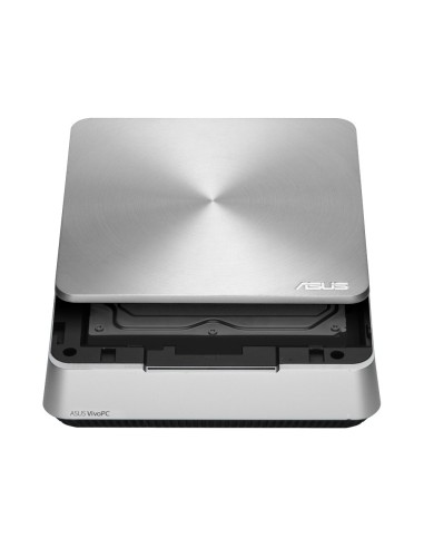 ASUS VivoMini VM42-S161M DDR3L-SDRAM 2957U Intel® Celeron® 4 GB 500 GB HDD FreeDOS Mini PC Argento