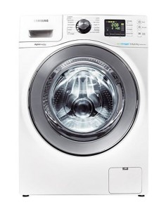 Samsung WD906P4SAWQ ET lavasciuga Libera installazione Caricamento frontale Grigio, Bianco