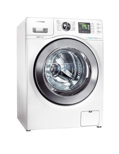 Samsung WD906P4SAWQ ET lavasciuga Libera installazione Caricamento frontale Grigio, Bianco