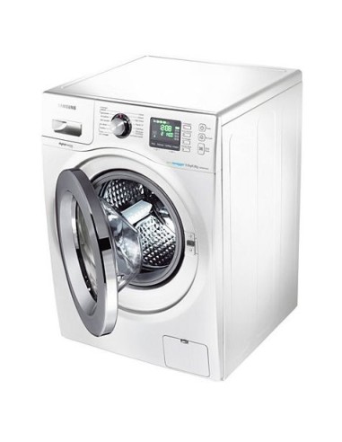 Samsung WD906P4SAWQ ET lavasciuga Libera installazione Caricamento frontale Grigio, Bianco