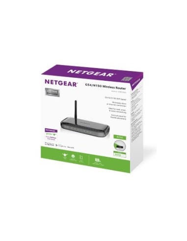 NETGEAR WNR1000-200PES router wireless Fast Ethernet 4G Nero, Grigio